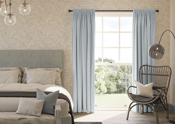 Kyoto Faux Silk, Silver - Made to Measure Curtains - Image 3